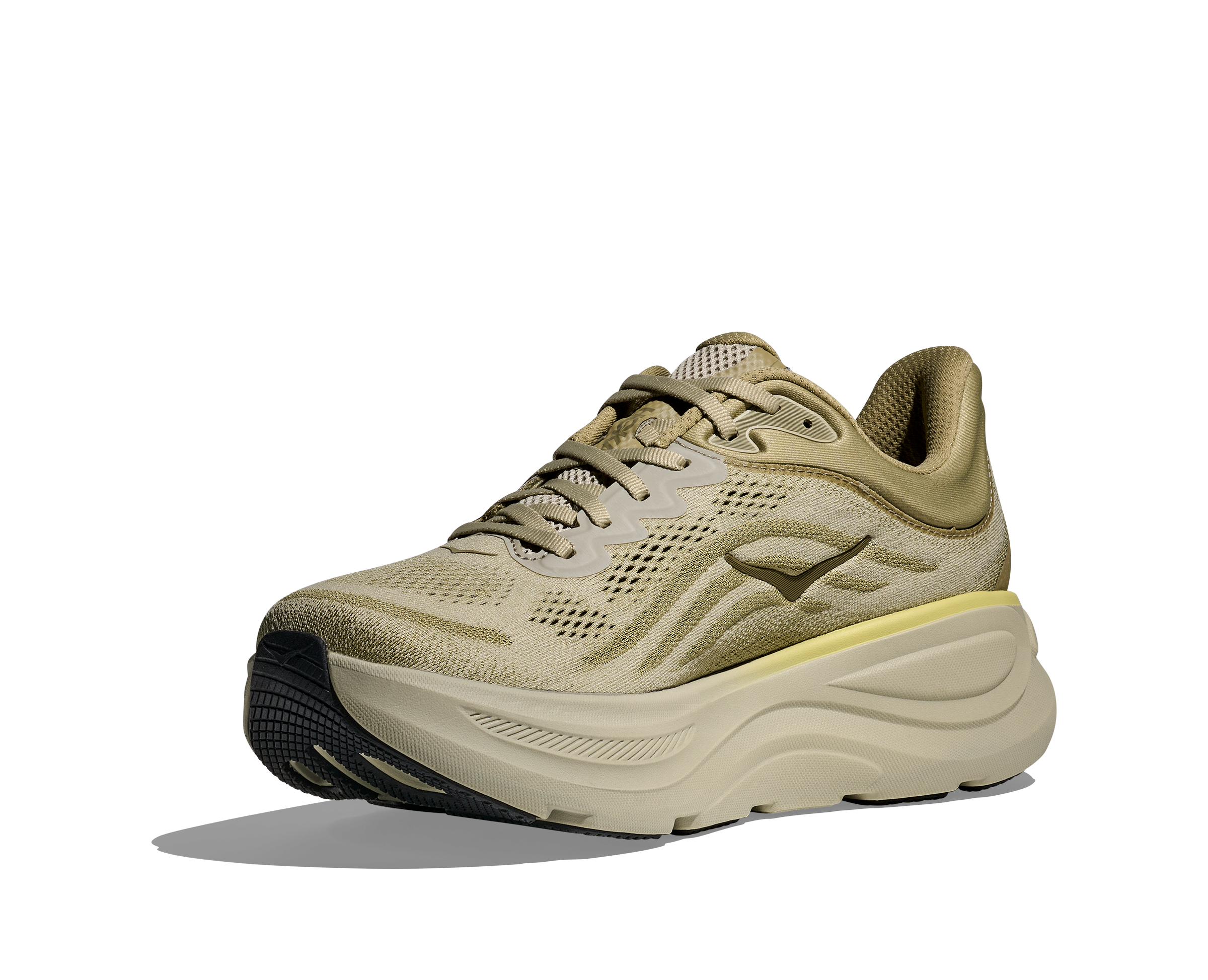HOKA Men's BONDI 9 GRASSLAND / OYSTER MUSHROOM