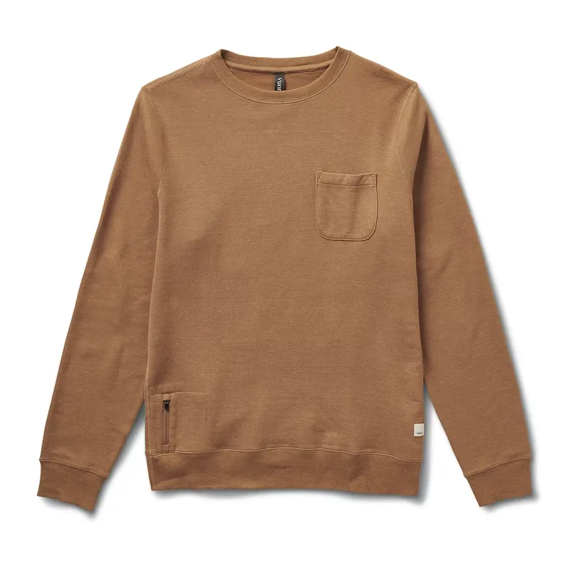 VUORI Jeffreys Pullover Camel Heather